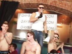 Ripped euro amateur barebacked at party