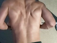 Sexy Straight Studs Back Muscles Workout Montage Fetish