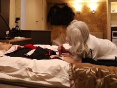 Amateur Asian CD Sucking Cock 9