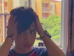 Young gay neighbor asks me to suck his ass then he sucks my cock until he makes me come in his mouth and swallows my cumshot