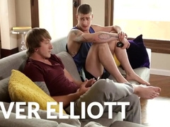 Dirty Step-brother Joins In Threesome Fun