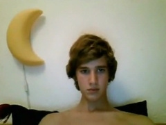 Handsome Young Blond Boy Masturbates Her Big Cock All Smooth