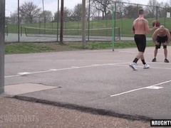 Watch this hot guy get his ass drilled and splattered with cum by Snake's big cock