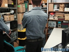 Ebony nubile thief no condom