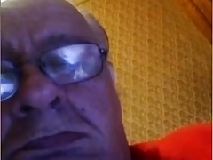 grandpa stroke on webcam