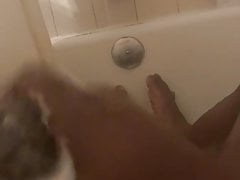 Washing my cock