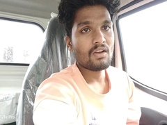 I Parked The Car On The Way And I Am Shaking My Penis With Great Pleasure