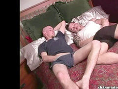 Jerking off, gay daddy, blowage