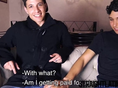 Heterosexual Latino Turns Homo With His Ample Trunk Batty Boy Pal