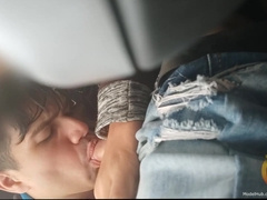 Throating Super-Steamy Acquaintance in the Parking Pile