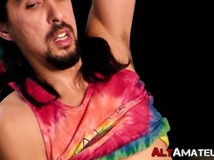 Sexy punk rock buddy masturbates in hot and passionate solo