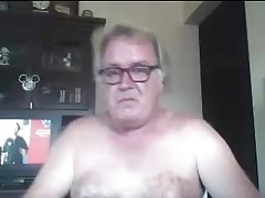 Dad Plays Naked on Cam