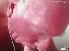 Kinky Grandpa Sucking Old Man's Cock And Eating Cum