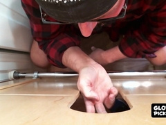 Bearded bear finally completed his quest finding glory hole