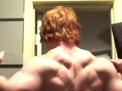 Super Hot Ginger Takes Off and Spunks