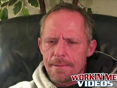 Old amateur grandpa loves stroking his cock for our pleasure