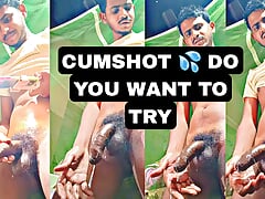 Sexy hot Cumshot during massage
