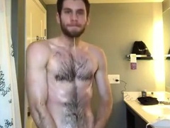 Pissed and cum on the floor 7