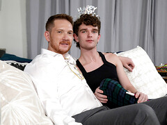 Father and son deep missionary romance on the comfy couch