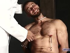 Medical Hunk Nipple Torture Training