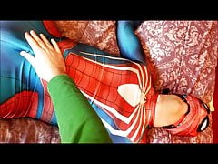 Spider-Man Bound, Tickled, and Jerked