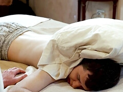 Tattooed ginger DILF using his big dick on his stepson