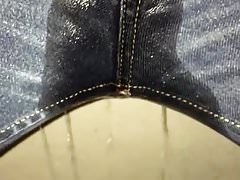 Pissing my jeans at the beach