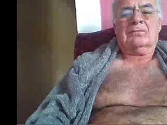 grandpa showcase on webcam