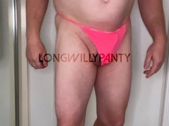 Crossdresser in lingerie, pantie, gay underwear fetish