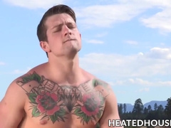 Sebastian Kross - Three Nasty Fruits Have Steamy Anal Fuck Fest Outdoors