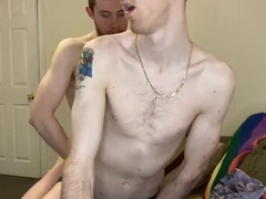 Spunking from without a condom