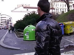Hot-looking gay picks up stranger in Prague