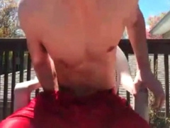 Caught on balcony3333