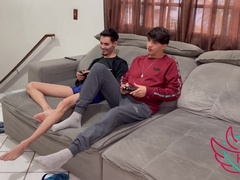 Wild Chinese boy gave his rump to his best friend