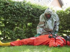 Chemical Hazmat Rubber Suit Action Part 2