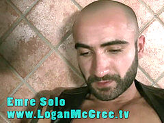 Emre Solo in homo Sauna Babylon on LoganMcCree.tv