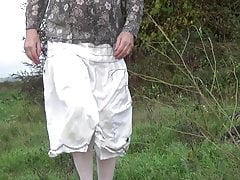 shemale transvestite outdoor lingerie dildo sounding urethra