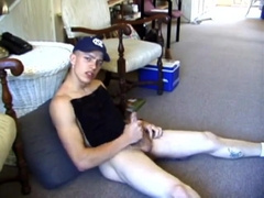 Shane Hitting His Rock Hard Meat