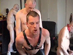 BB Fetish dudes gang lovemaking