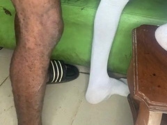 Steamy cum shot after plowed by a mate