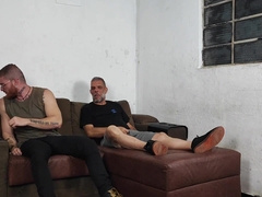 behind-the-scenes of the Carmonas hitting off until they spunk