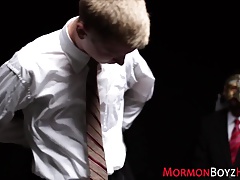 Kinky mormon masturbates