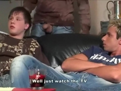 mandy goes with 2 twinks