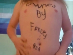 Femboy Rails their fake penis with thier tormentor names marked on thems