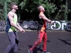 Raw Dicked BasketBall Budies Tony & Hans