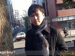 Homosexual Japanese Solo Wanking