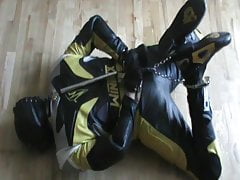 Yellow and Black - hogcuffed bikerslave