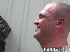 Muscle military jocks ass drilled after glory hole handjob