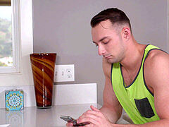 Bb, kitchen, no condom