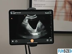 Gay teen Damien Grey enjoys his anal ultrasound with doctor